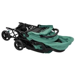 Коляска для двойни VidaXL Tandem Twin 10352 (Green) Thumb
