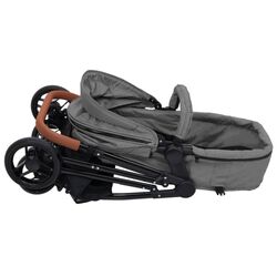 Carucior modular 2in1 VidaXL 10335 (Light Grey/Black) Thumb