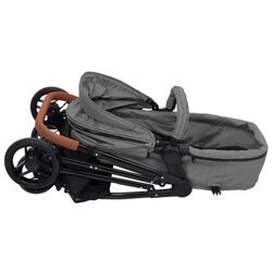 Carucior modular 3in1 VidaXL 10329 (Light Grey/Black) Thumb