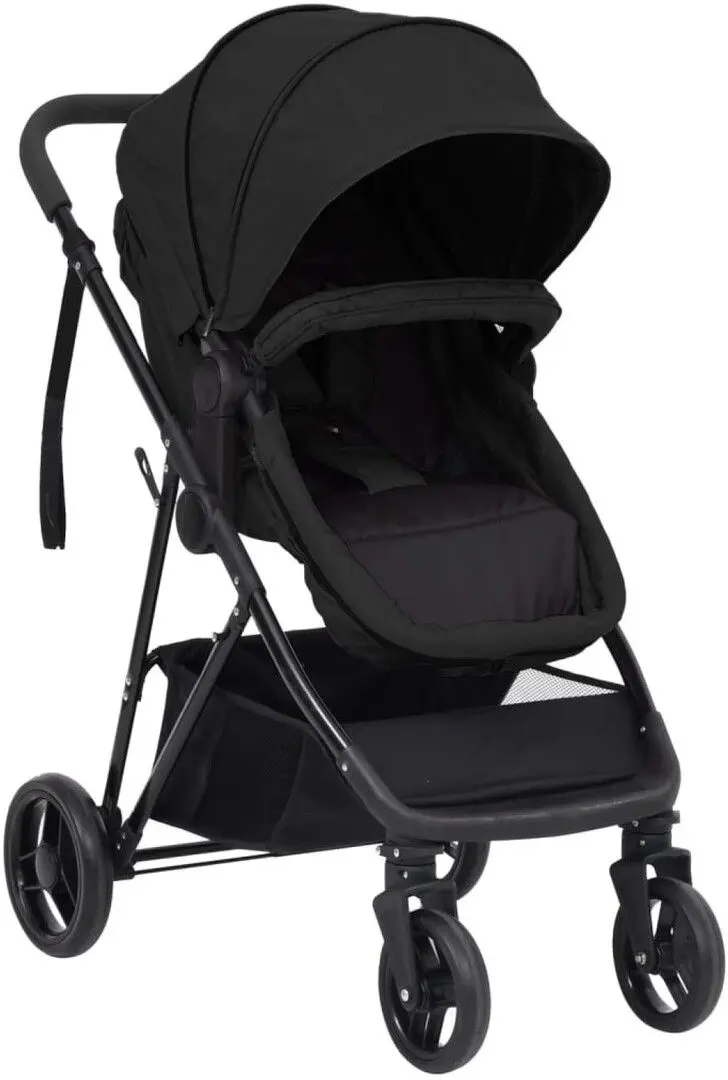 Carucior modular 3in1 VidaXL 10330 (Anthracite/Black)
