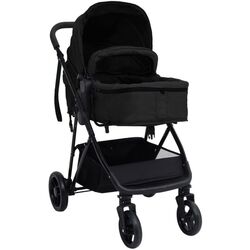 Carucior modular 3in1 VidaXL 10330 (Anthracite/Black) Thumb