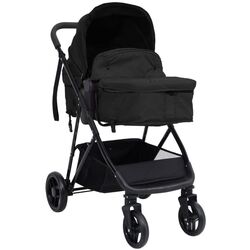Carucior modular 3in1 VidaXL 10330 (Anthracite/Black) Thumb