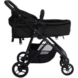 Carucior modular 3in1 VidaXL 10330 (Anthracite/Black) Thumb