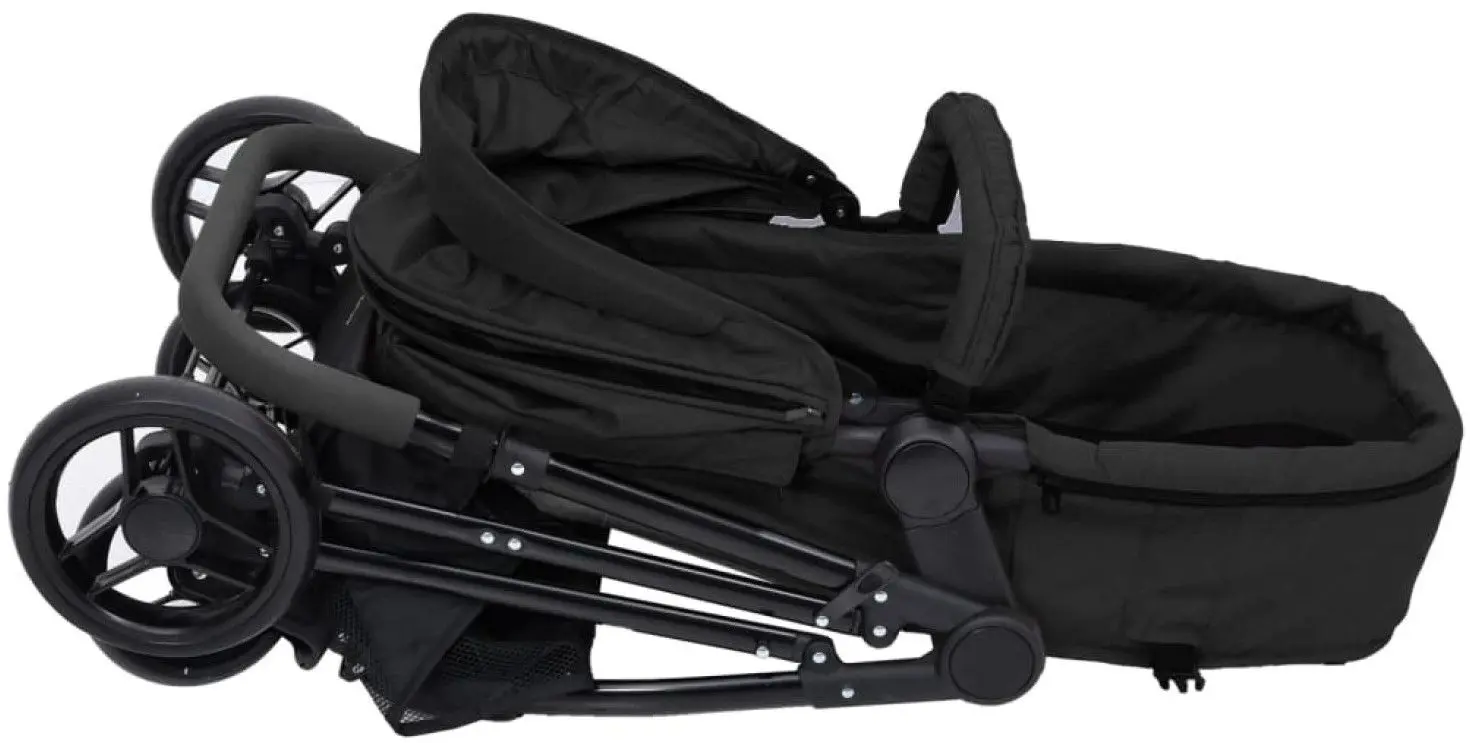 Carucior modular 3in1 VidaXL 10330 (Anthracite/Black)