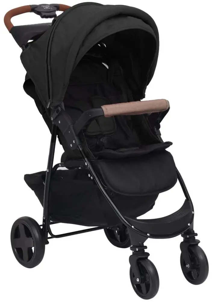 Carucior modular 3in1 VidaXL 10378 (Anthracite/Black)