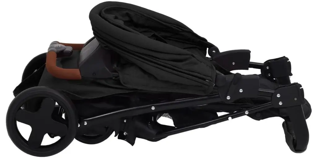 Carucior modular 3in1 VidaXL 10378 (Anthracite/Black)