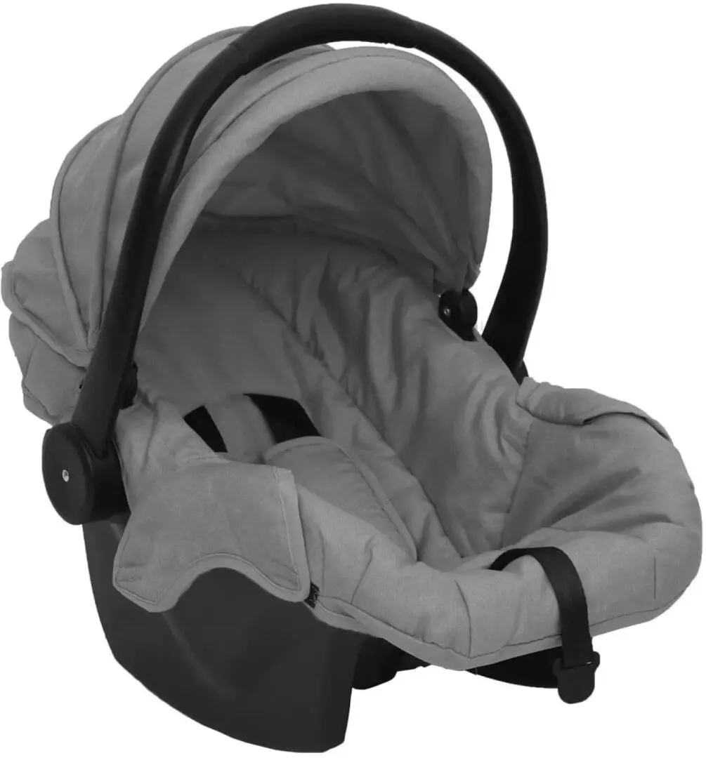 Carucior modular 3in1 VidaXL 10389 (Light Grey/Black)