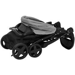 Carucior modular 3in1 VidaXL 10389 (Light Grey/Black) Thumb