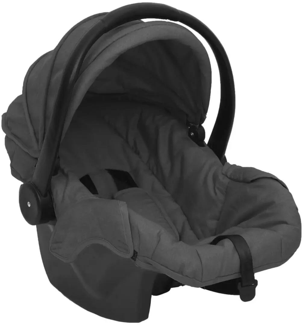 Carucior modular 3in1 VidaXL 10390 (Dark Grey/Black)