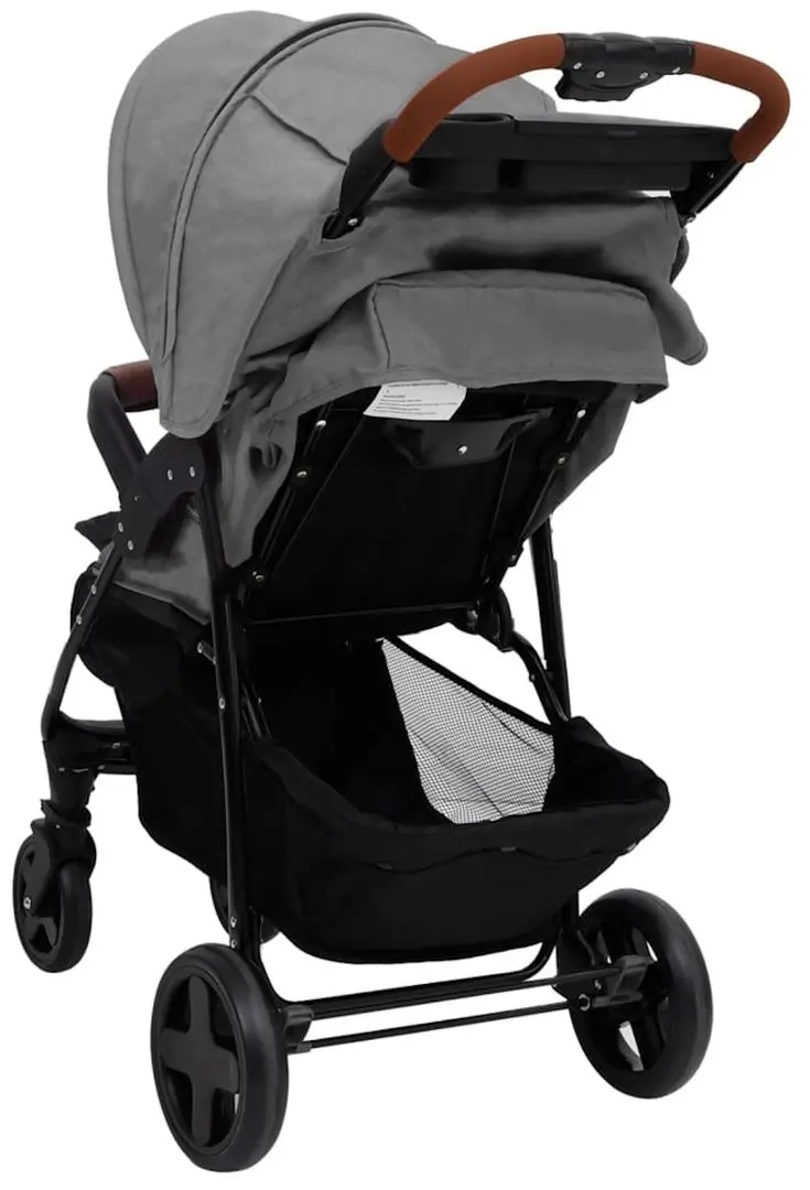 Carucior pentru plimbare VidaXL 10371 (Light Grey)