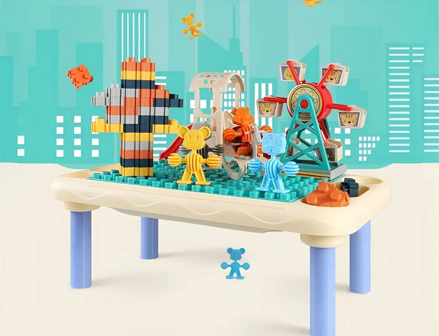 Masa-constructor AliBibi IZH5283962 (Beige/Blue)