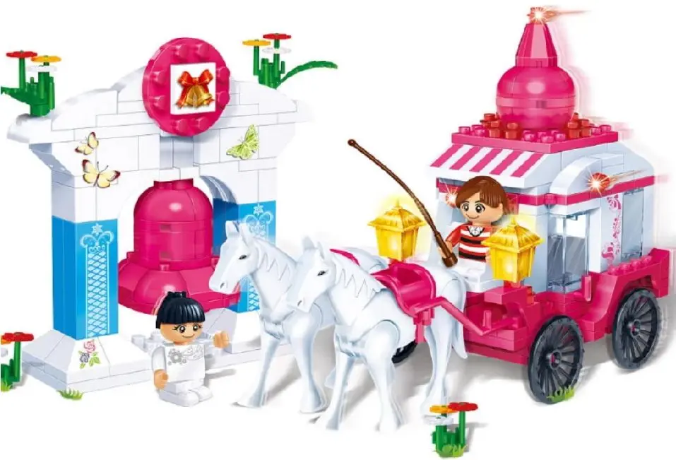 Constructor BanBao Wedding Сarriage 6107