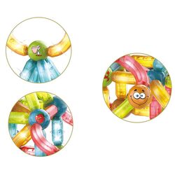 Constructor LeanToys Light Magnetic Sticks Blocks 14658 (Multicolor) Thumb