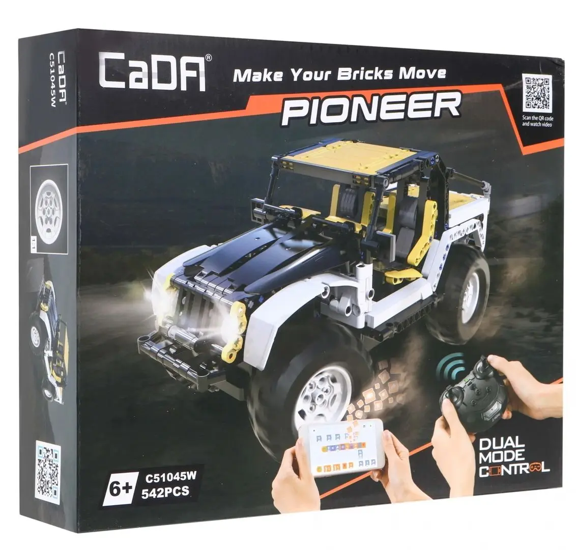 Constructor cu telecomanda CaDA Pioneer C51045W (Black/Yellow) - 4