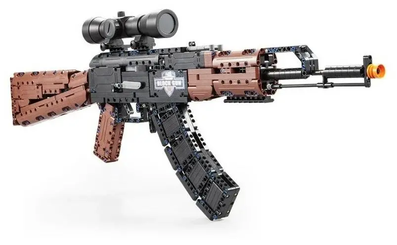 Constructor Cada Blocks AK47 EE (Black/Brown) - 3