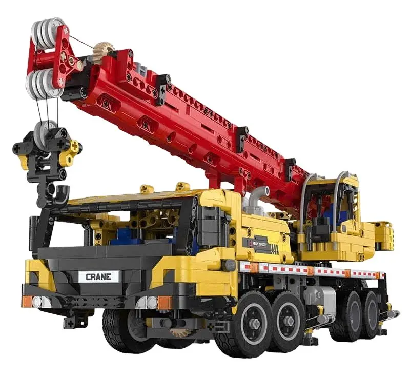 Constructor CaDA Crane Truck 9236 (Yellow/Red)