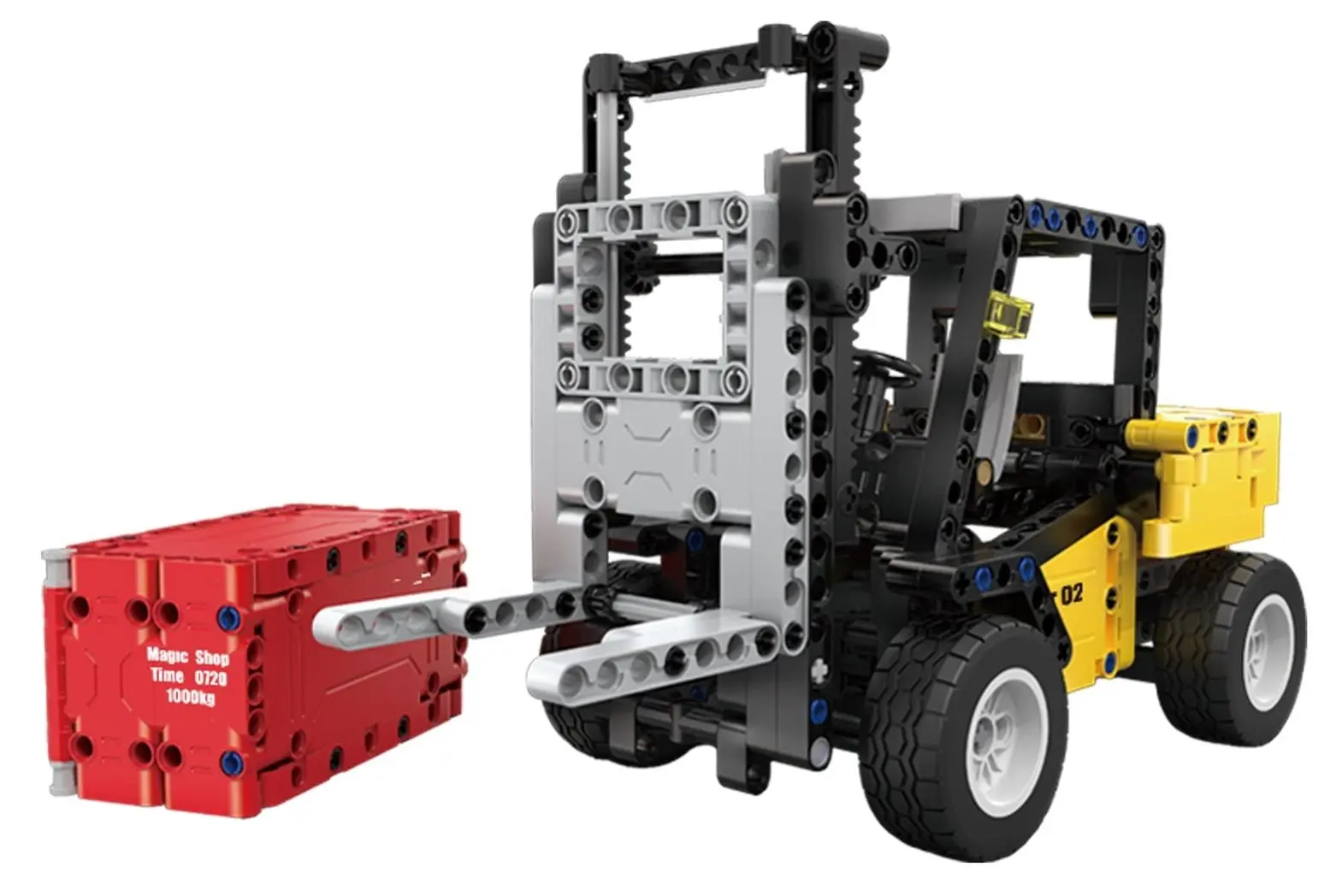 Constructor Cada Forklift Truck 10058 (Red/Black/Yellow)