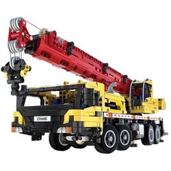 Constructor CaDA Functional Crane Truck C61081W (Yellow/Red) Thumb