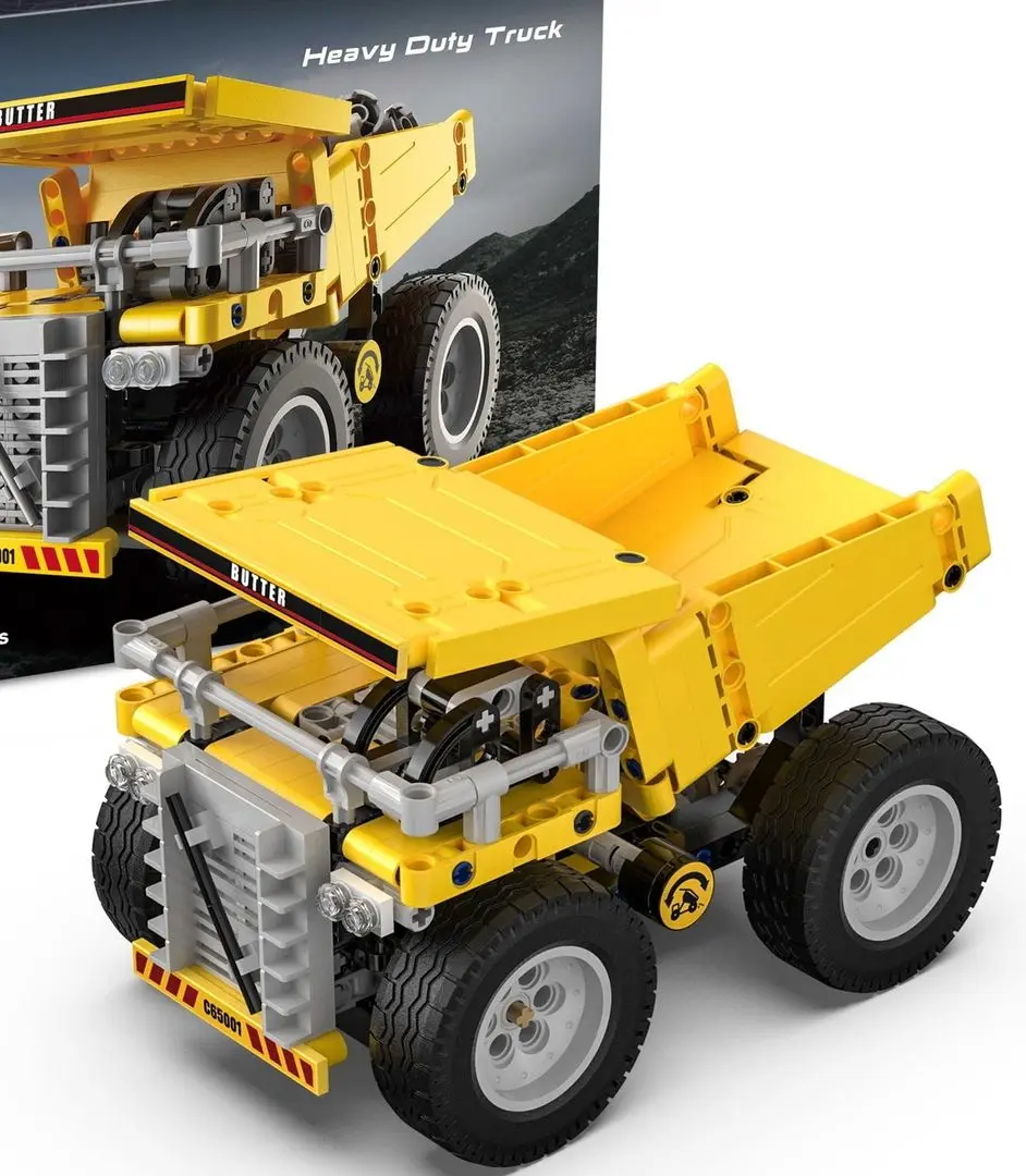 Constructor Cada Heavy Duty Truck 10057 (Yellow) - 3