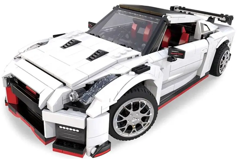 Constructor Cada Nissan GT-R R35 C61020W (White) - 2