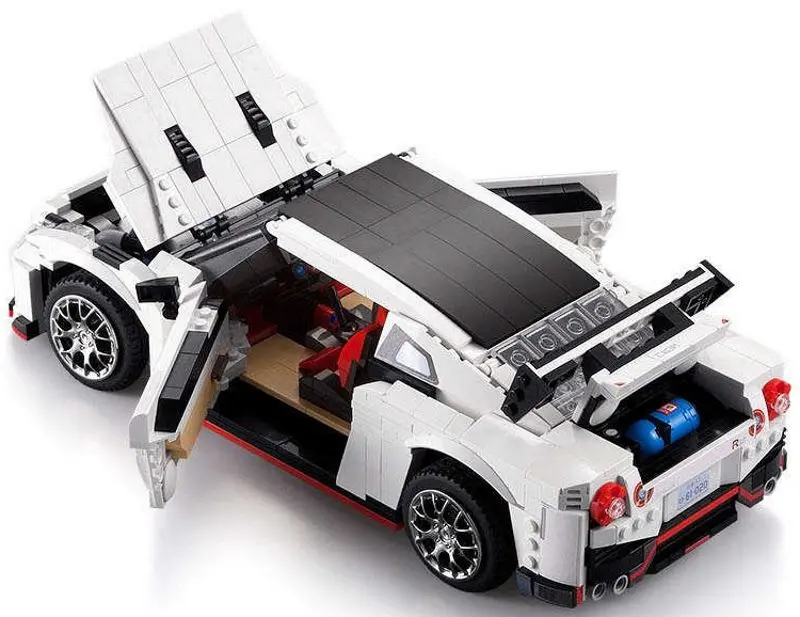 Constructor Cada Nissan GT-R R35 C61020W (White) - 3