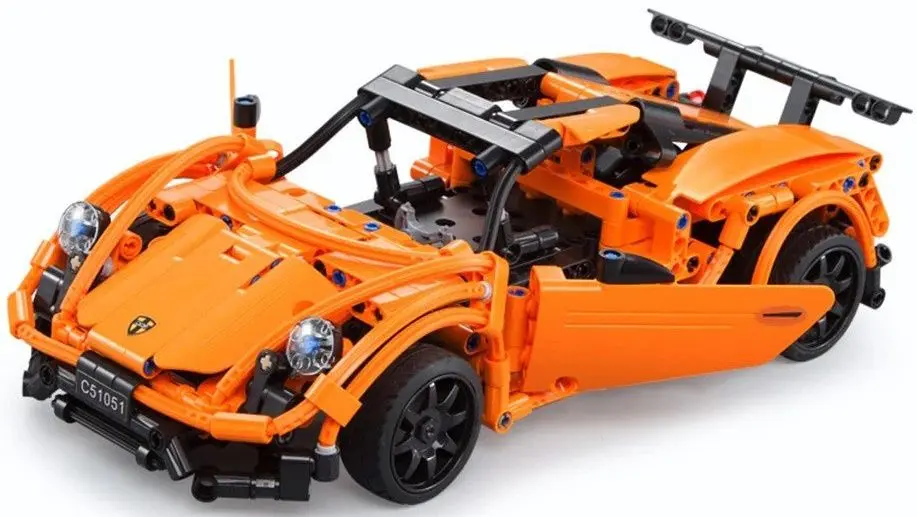 Constructor CaDa Porsche Sports Car (Orange)