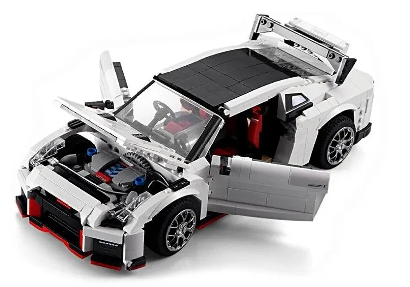 Constructor CaDA R35 Super Car 6673 (White) - 2