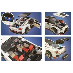 Constructor CaDA R35 Super Car 6673 (White) Thumb