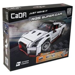 Constructor CaDA R35 Super Car 6673 (White) Thumb