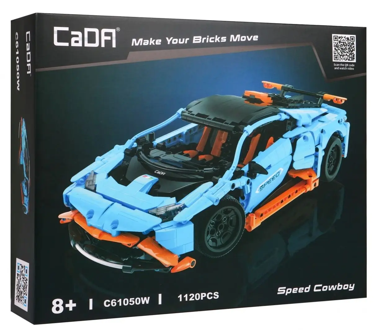 Конструктор CaDA Speed Cowboy C61050W (Blue/Orange) - 2