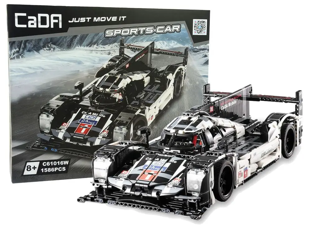 Constructor Cada Sports Car 9231 (Black/White) - 4