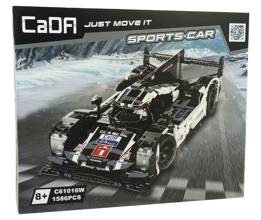 Constructor Cada Sports Car 9231 (Black/White) - 5