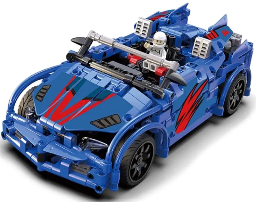 Constructor CaDa Sports Car Race (Blue) - 2