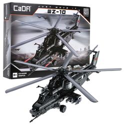 Constructor cu telecomanda CaDA Helicopter WZ-10 C61005W (Black/Gray) Thumb
