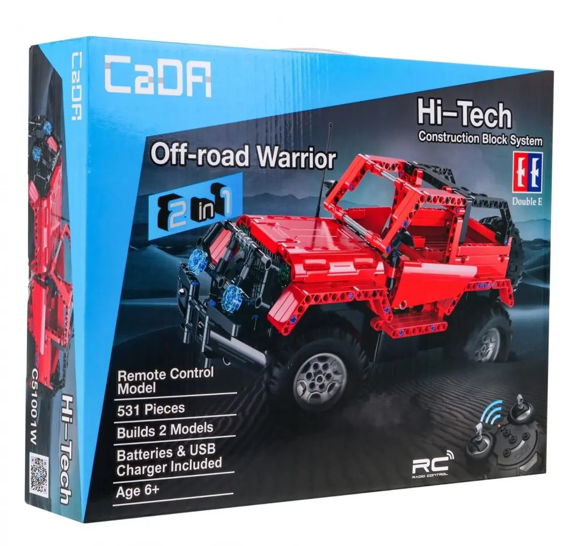 Constructor cu telecomanda CaDA Hi-Tech C51001W (Red) - 4