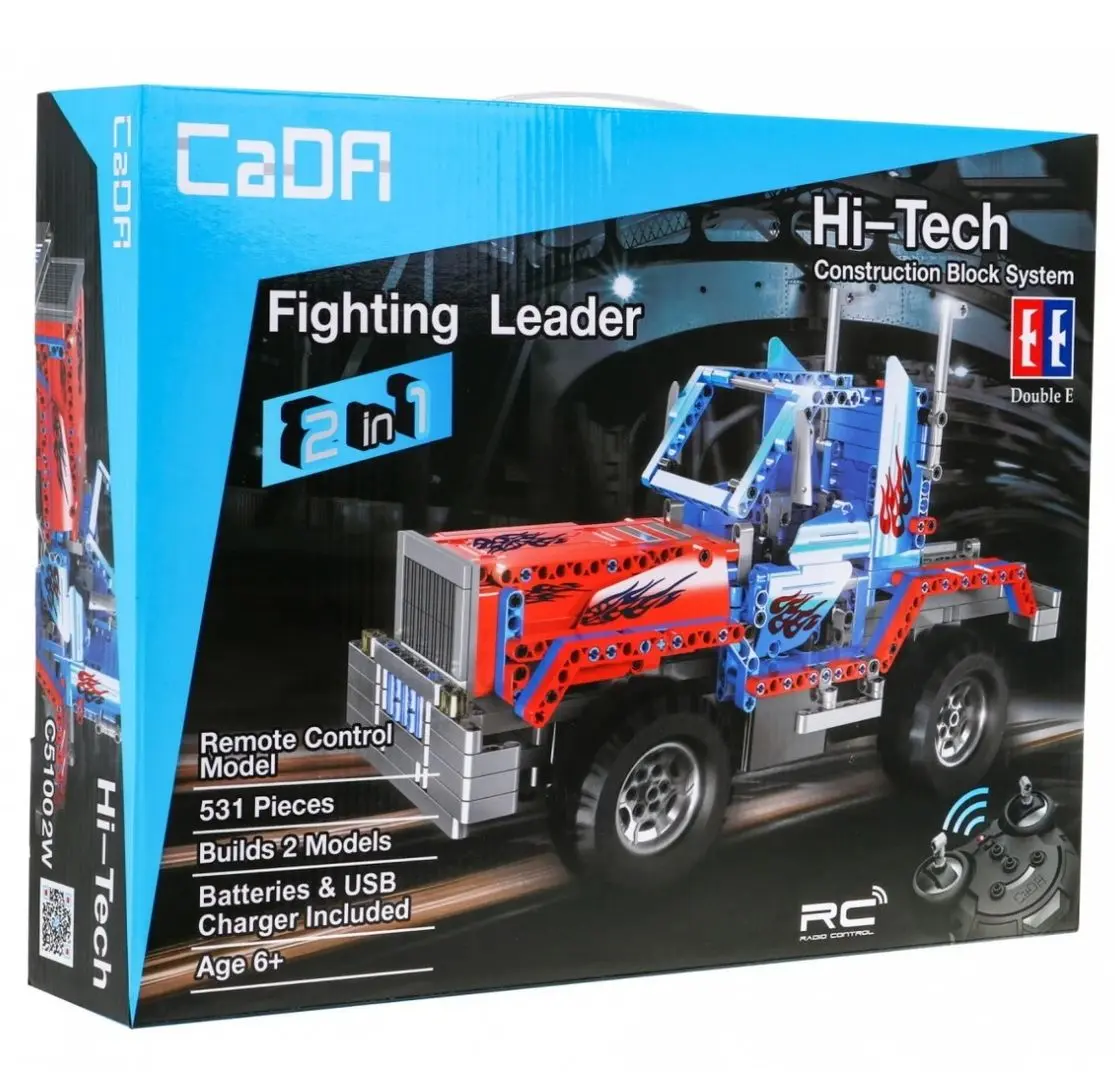 Constructor cu telecomanda CaDA Hi-Tech C51002W (Red/Blue) - 3