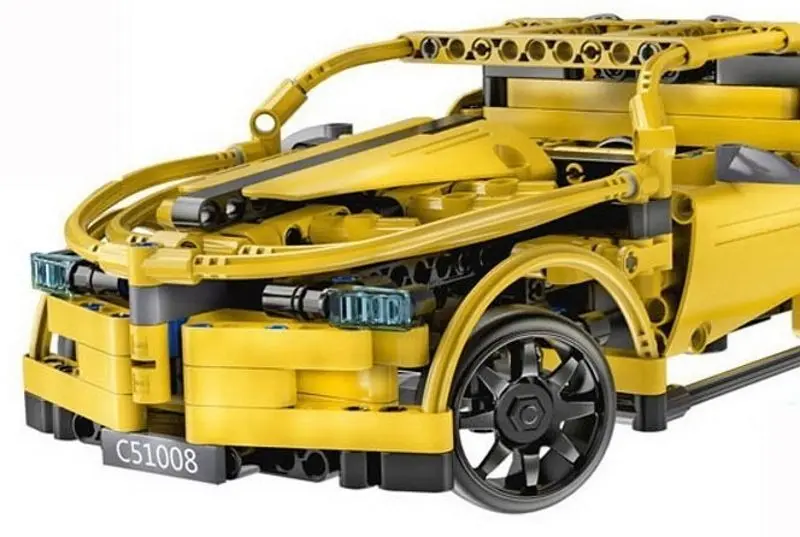 Constructor cu telecomanda CaDA Hi-Tech C51008W (Yellow) - 4