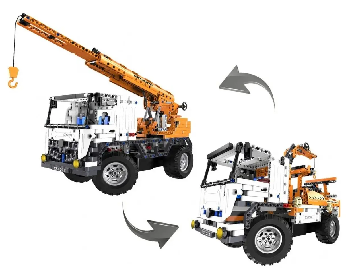 Радиоуправляемый конструктор CaDA Hi-Tech C51013W (White/Orange) - 4