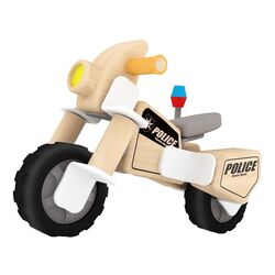 Constructor Classic World Police Motorcycle CW3801 (Natural/Black/Gray)