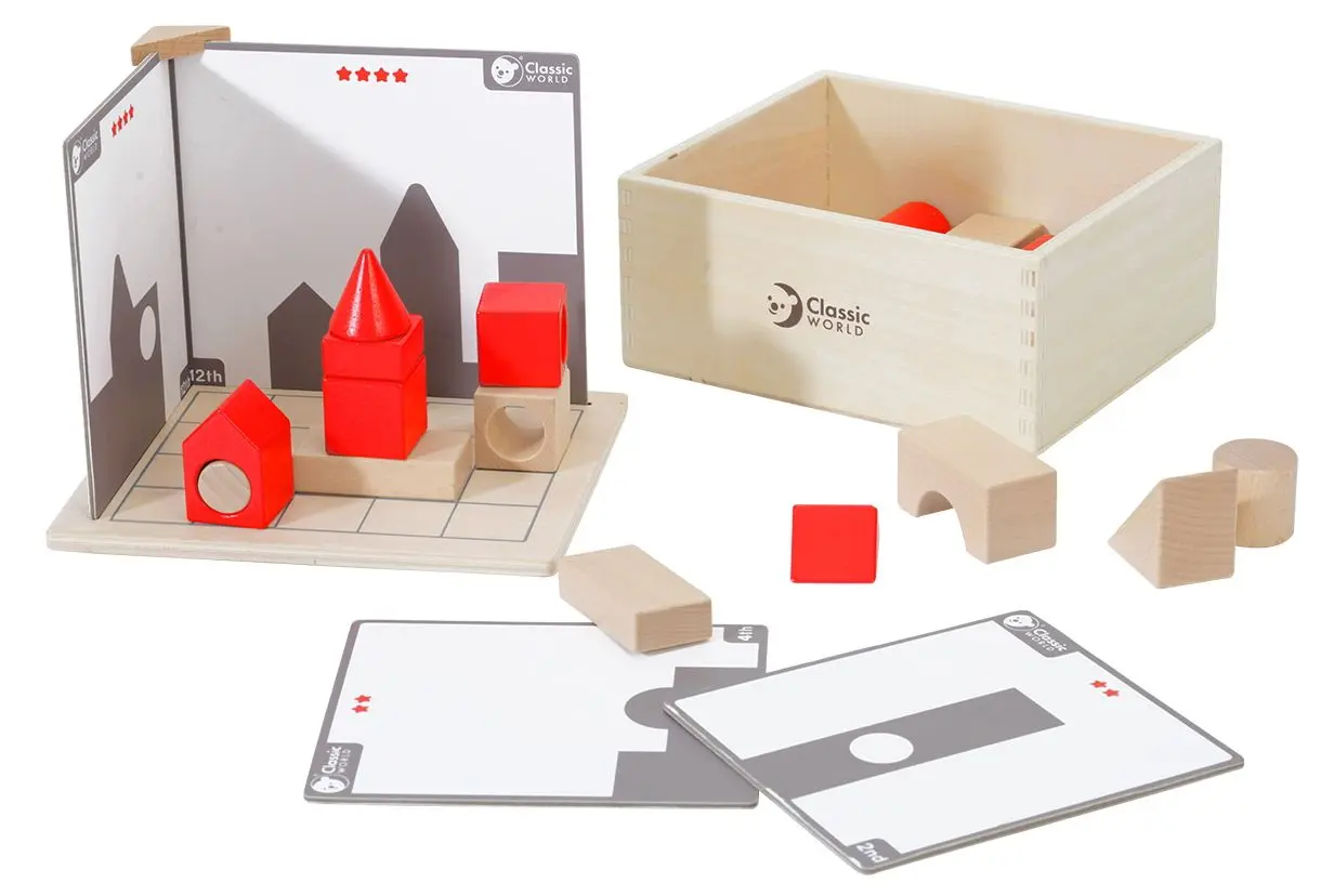 Constructor Classic World Space 20112 (Wood/Red) - 2