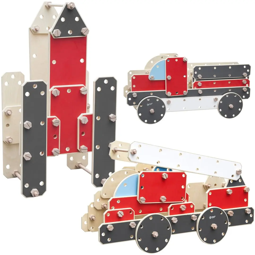 Constructor Classic World Vehicles CW53504 (Red/Gray) - 4
