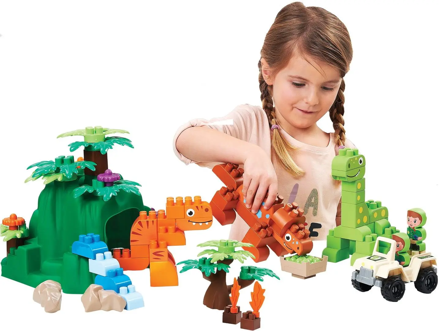 Конструктор Ecoiffier Abrick Dinoland 2995 (Multicolor) - 2