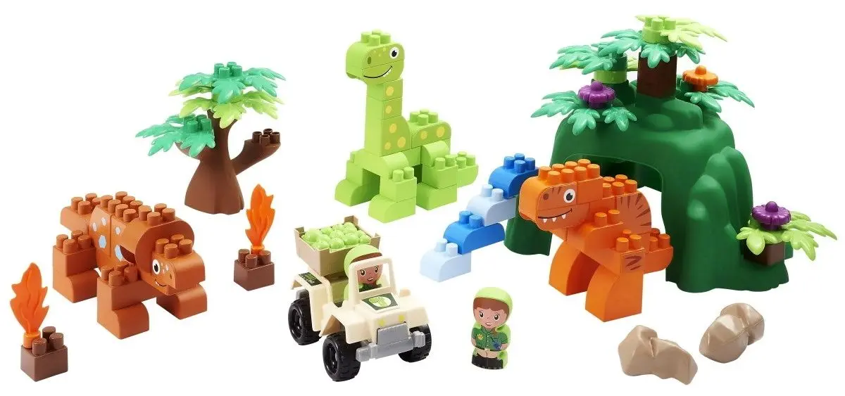 Конструктор Ecoiffier Abrick Dinoland 2995 (Multicolor)