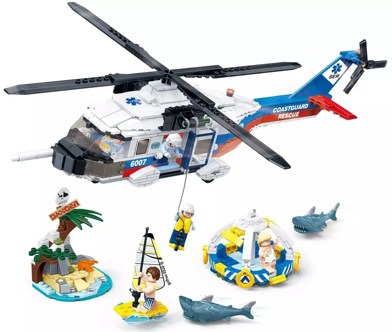 Constructor Gudi Marine Rescue Operation 9226 (Multicolor)