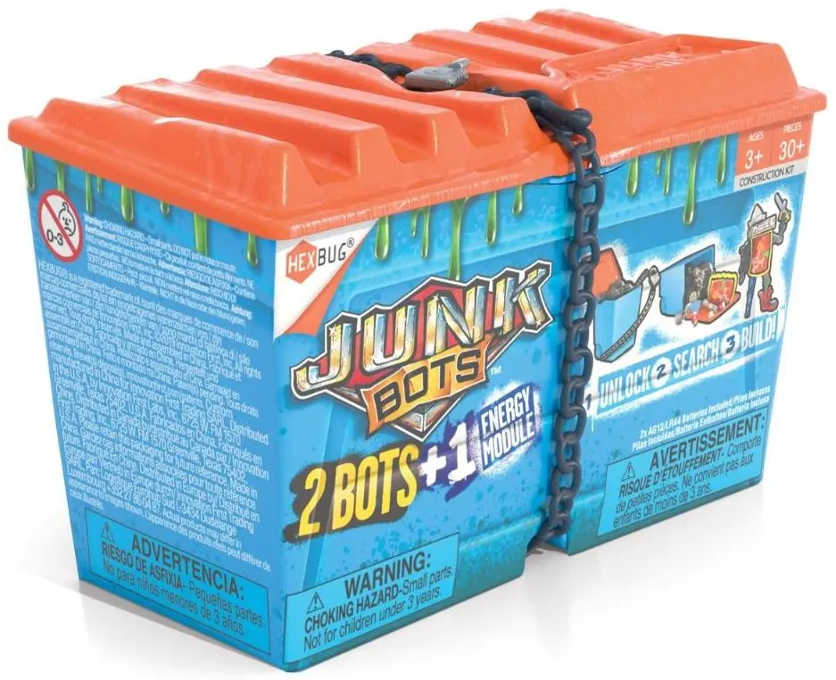 Constructor Hexbug Junkbots Alley Dumpster Assortment - 2