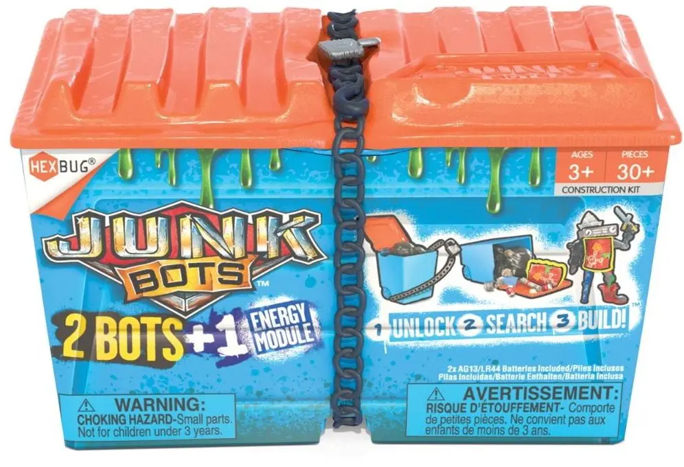 Constructor Hexbug Junkbots Alley Dumpster Assortment - 3