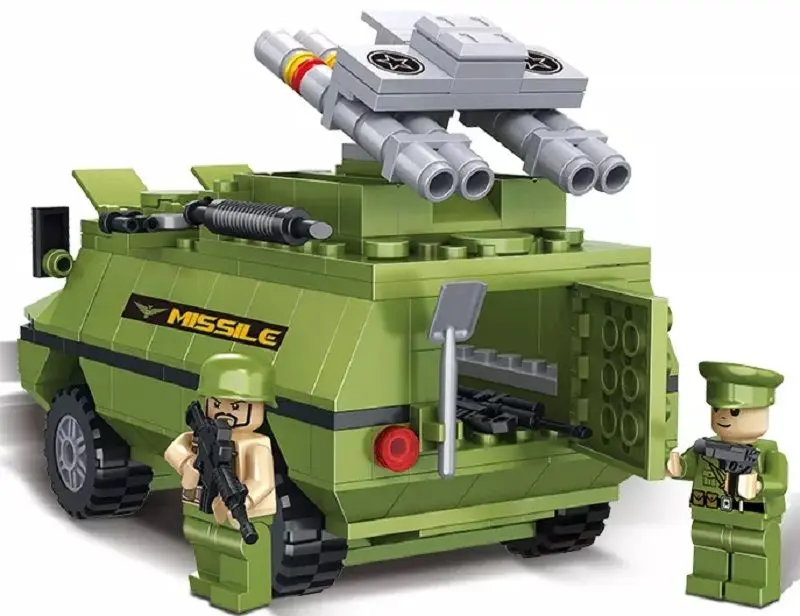 Конструктор Hsanhe Antiaircraft Missile Vehicle 6458 - 2