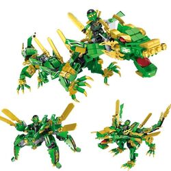 Конструктор Hsanhe Ninjago Dragon Knight 2258 (Green) Thumb