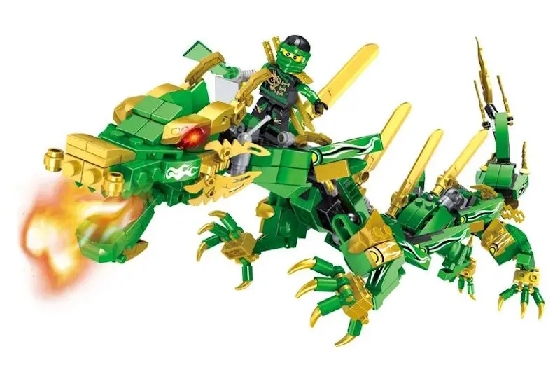 Конструктор Hsanhe Ninjago Dragon Knight 2258 (Green)