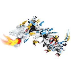 Конструктор Hsanhe Ninjago Dragon Knight 3in1 (White)